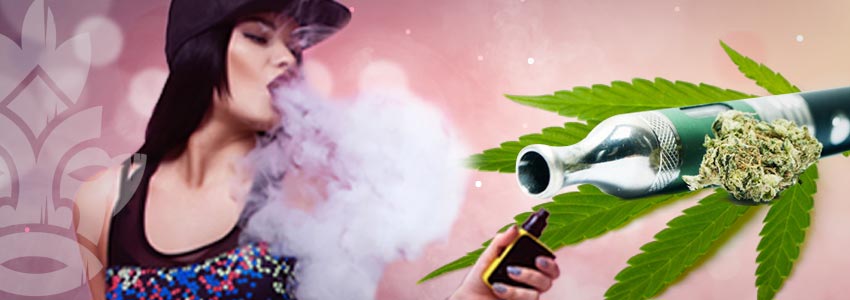 VERDAMPFE DIE cannabis BLÄTTER